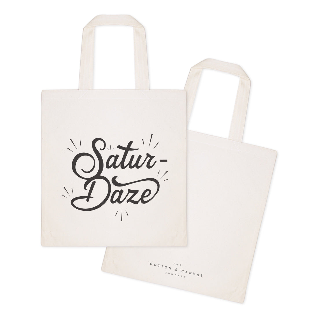 Saturdaze Weekend Cotton Canvas Tote Bag