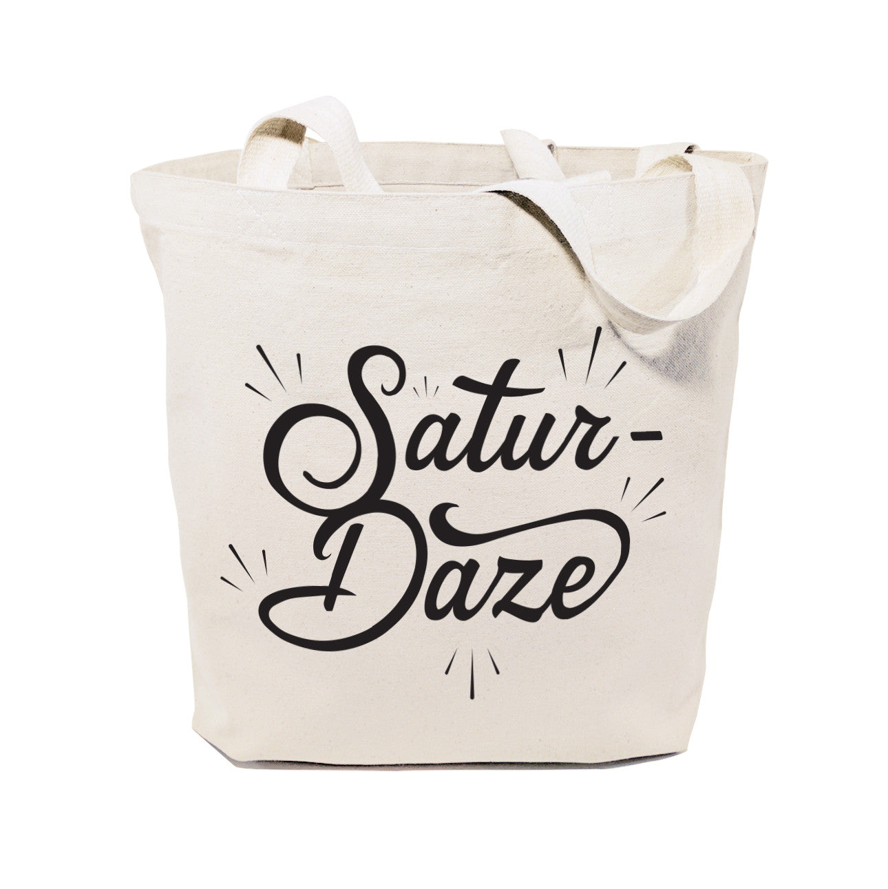 Saturdaze Weekend Cotton Canvas Tote Bag
