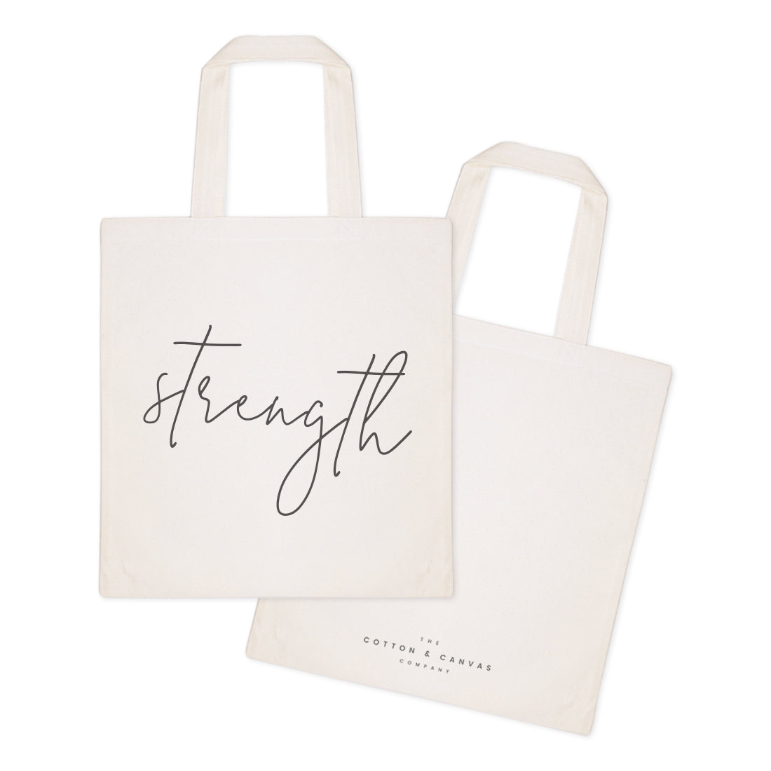 Strength Gym Cotton Canvas Tote Bag