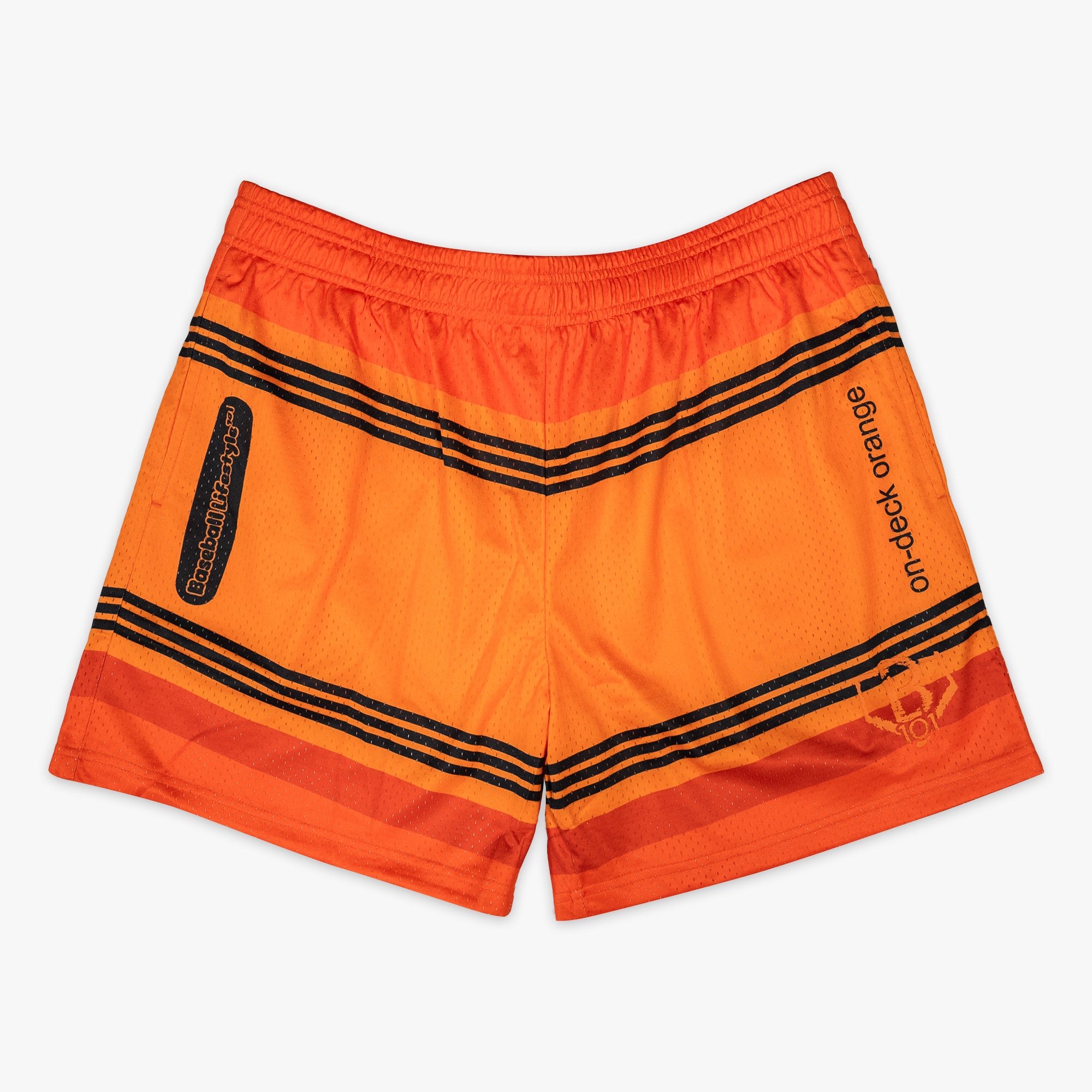 Crayon Shorts - On-Deck Orange