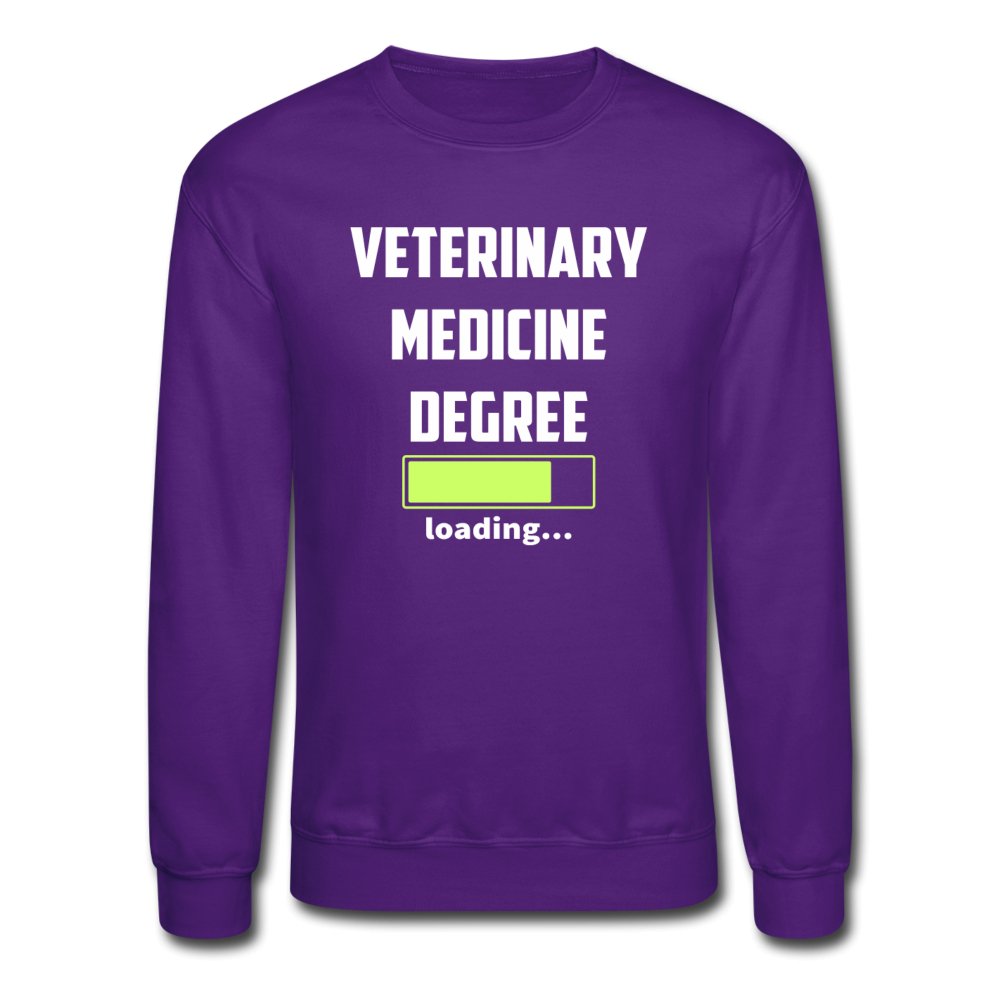 Veterinary medicine degree loading Crewneck Sweatshirt