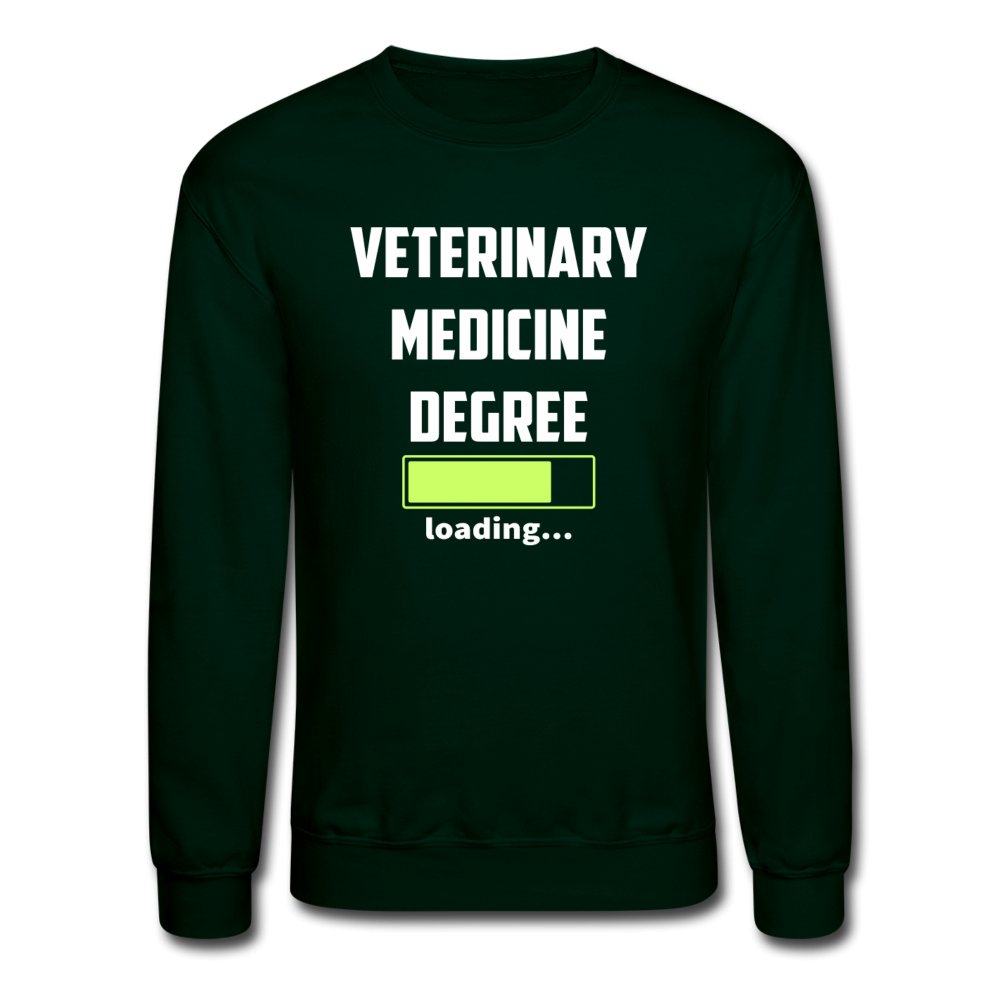 Veterinary medicine degree loading Crewneck Sweatshirt