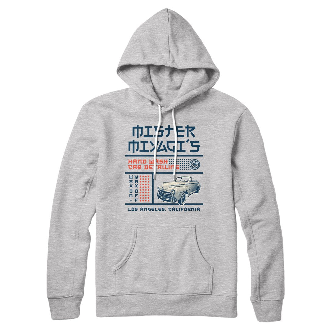 Mr. Miyagi's Car Detailing Unisex Hoodie - Cotton Polyester Pullover with Hood and Kangaroo Pocket