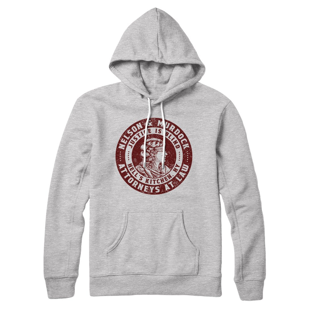 Nelson And Murdock Attorneys At Law Unisex Pullover Hoodie - Cotton Polyester Blend