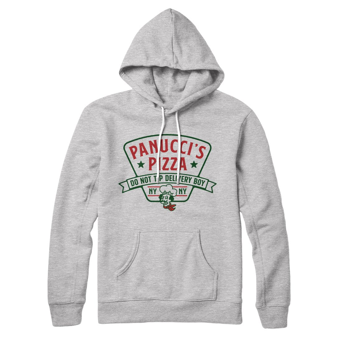 Panucci's Pizza Unisex Hoodie - Cotton Polyester Pullover with Hood Kangaroo Pocket