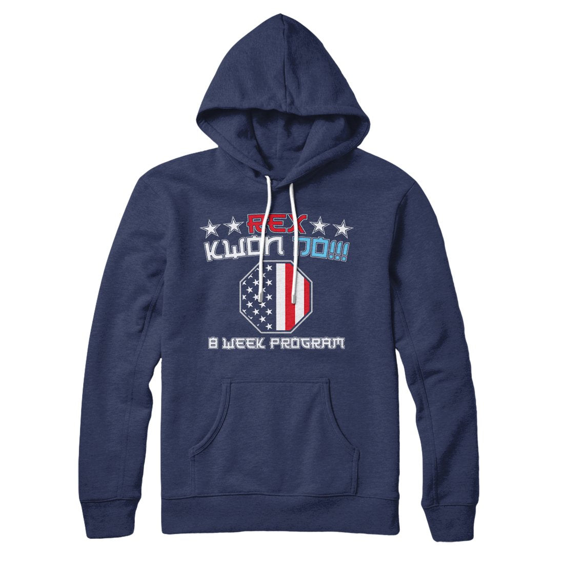 Rex Kwon Do Hoodie - Unisex Cotton Polyester Pullover with Hood and Kangaroo Pocket